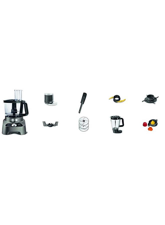 Moulinex - Food Processor 3 L 1000 W FP825E27 Silver - Image 1