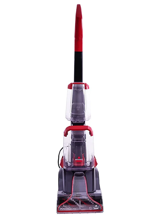 بيسيل بيسل TurboClean PowerBrush 2889K – مكنسة لغسل السجاد قوية لإزالة البقع، تصميم خفيف الوزن، مثالية للتنظيف العميق للسجاد| مع ضمان سنتين من بيسل 2.36 L 600 W 2889K أسود/أحمر /شفاف