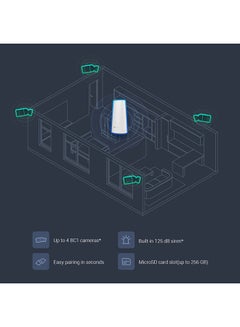 EZVIZ 2-Piece Wireless Home Security Camera With 365 Days Battery Life White  - Image 4