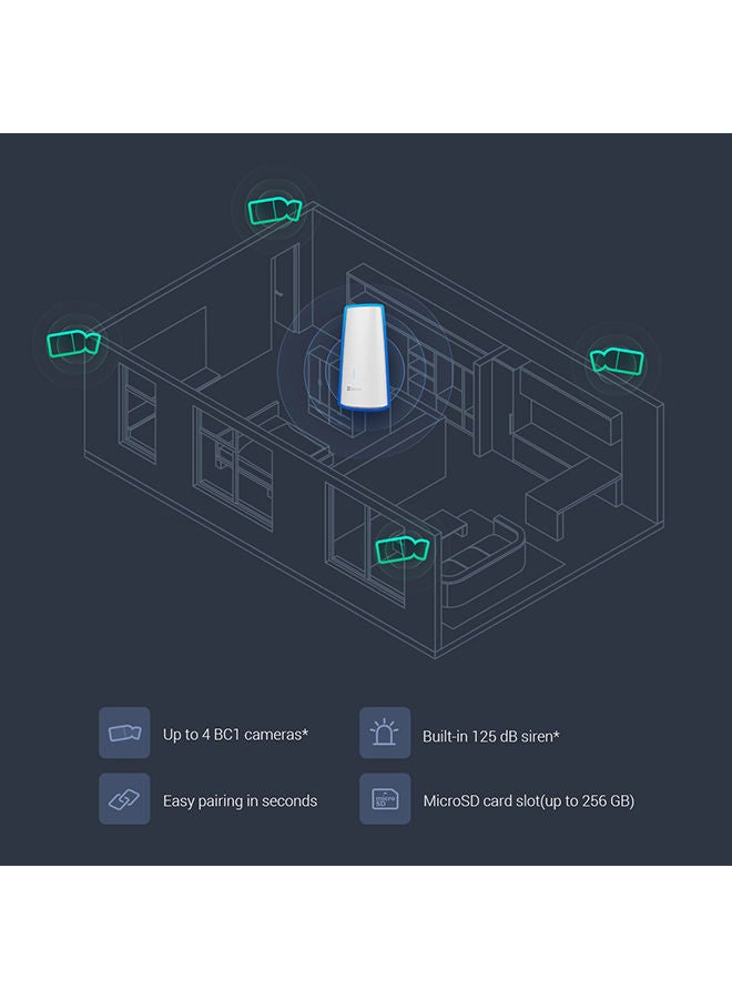EZVIZ - 2-Piece Wireless Home Security Camera With 365 Days Battery Life White - Image 1