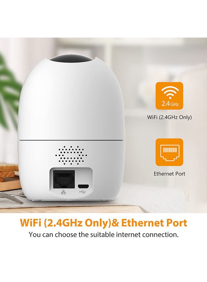 IMOU - 4MP QHD 360 Degree Security Camera - Up to 256GB SD Card, WiFi & Ethernet Connection, Privacy Mode, Alexa Google Assistant, Human Detection, 2-Way Audio, Night Vision, Ranger2 4MP - Image 1