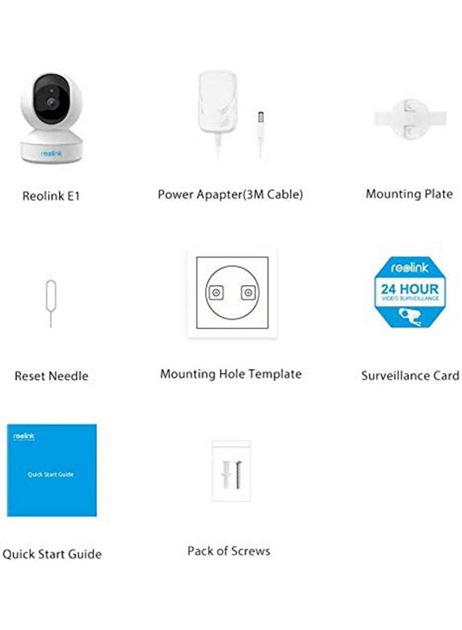 reolink E1 3MP HD Plug-In Indoor WiFi Camera For Home Security/Baby Monitor/ Pets - Image 3