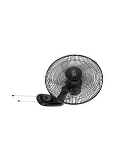 بلاك اند ديكر مروحة جدارية بقدرة 55 وات مقاس 16 بوصة وبـِ 3 سرعات من بلاك+ديكر، 55 W FW1620-B5 أسود  - Image 2