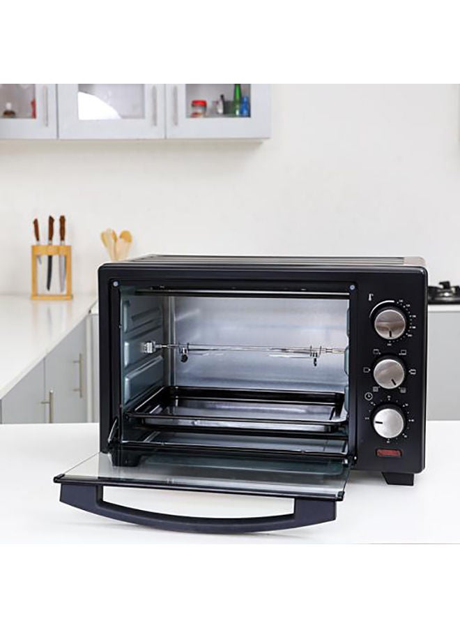 Electric Oven 6 Power Levels And 60 Minute Timer 19 L 1380 W KNO6096 Black/Silver/Clear 
