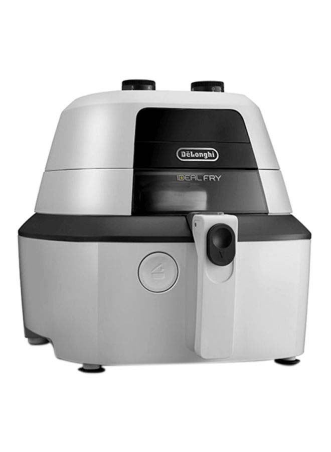 De'Longhi - Plastic Air Fryer Idealfryer 1400W 1.25 L 1400 W DLFH2133.W Grey/Black - Image 1