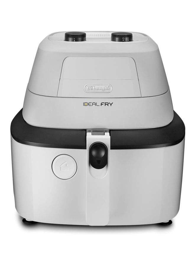 De'Longhi - Plastic Air Fryer Idealfryer 1400W 1.25 L 1400 W DLFH2133.W Grey/Black - Image 1