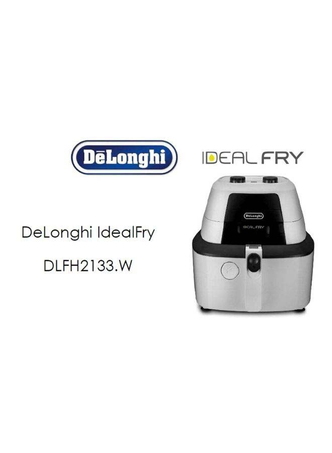 De'Longhi - Plastic Air Fryer Idealfryer 1400W 1.25 L 1400 W DLFH2133.W Grey/Black - Image 1