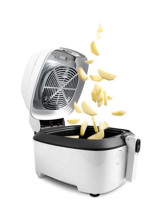 De'Longhi - Plastic Air Fryer Idealfryer 1400W 1.25 L 1400 W DLFH2133.W Grey/Black - Image 1