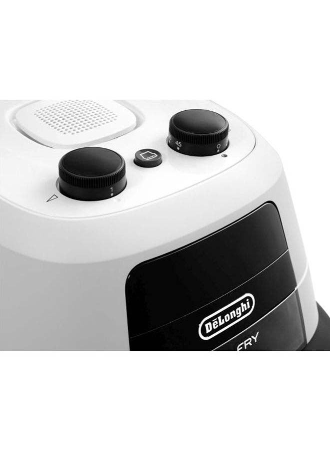 De'Longhi - Plastic Air Fryer Idealfryer 1400W 1.25 L 1400 W DLFH2133.W Grey/Black - Image 1