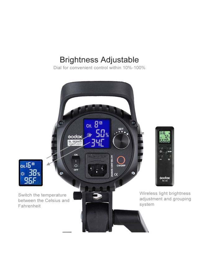 Godox Remote Control Video Light Black/Silver - Image 2