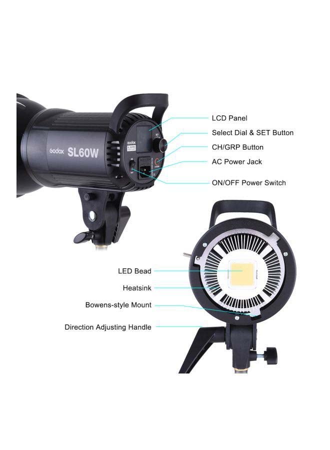 Godox Remote Control Video Light Black/Silver - Image 5