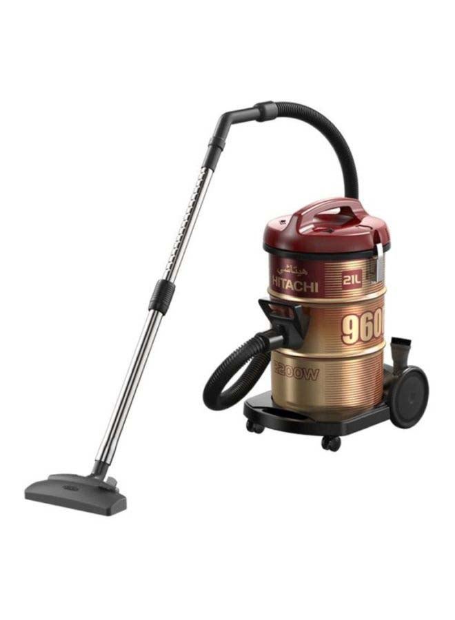 HITACHI - Canister Vacuum Cleaner 21 L 2200 W CV960F Red/Gold/Black - Image 1