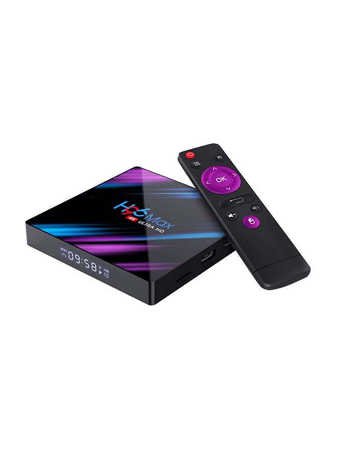 H96 - Magic Color Android 10 TV Box 4GB RAM/64GB ROM H96 MAX Black/Purple - Image 1
