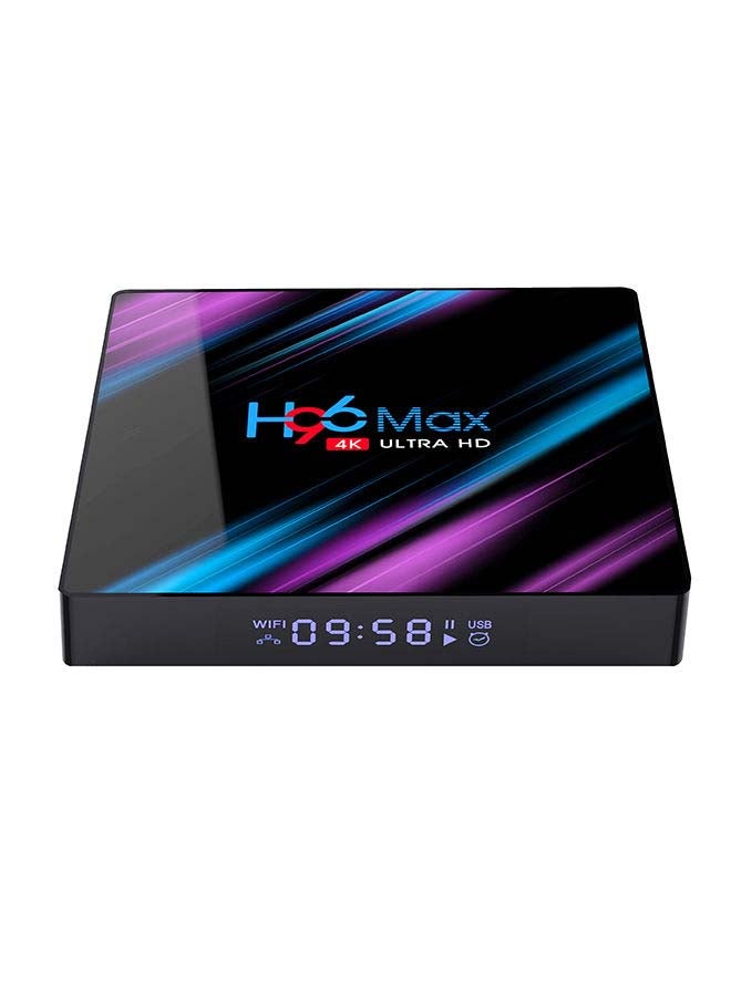 H96 - Magic Color Android 10 TV Box 4GB RAM/64GB ROM H96 MAX Black/Purple - Image 1