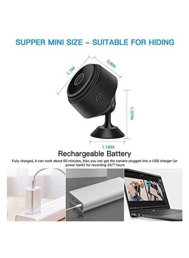 1080P Portable WiFi Mini Rechargeable HD Camera with Audio - Image 4