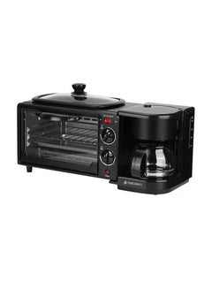 3 In 1 Breakfast Machine With Multifunction Oven 1.5 L 1250 W ST-1242 Black