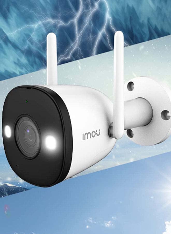 IMOU - 4MP Full HD/ IP 67 Outdoor Bullet Security Camera/ Night Vision/ Up to 256GB SD Card/ WiFi & Ethernet Connection/ Human Detection/ H.265/Alexa Google Assistant/ Bullet 2C 4MP - Image 1