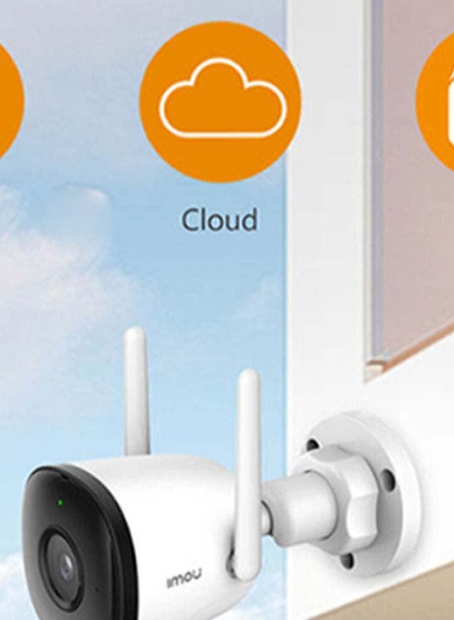IMOU - 4MP Full HD/ IP 67 Outdoor Bullet Security Camera/ Night Vision/ Up to 256GB SD Card/ WiFi & Ethernet Connection/ Human Detection/ H.265/Alexa Google Assistant/ Bullet 2C 4MP - Image 1