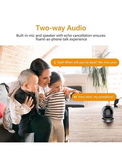 QHD Indoor WIFI Security Camera / Human Detection / Active Deterrence / Night Vision / Smart Tracking / Privacy Mask / 2-Way Audio / Auto-Tour / SD card (up to 256GB) Alarm Notifications / Rex 4MP - v1668435284/N50655958A_3