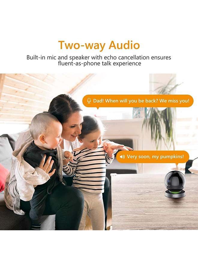 IMOU - QHD Indoor WIFI Security Camera / Human Detection / Active Deterrence / Night Vision / Smart Tracking / Privacy Mask / 2-Way Audio / Auto-Tour / SD card (up to 256GB) Alarm Notifications / Rex 4MP - Image 1