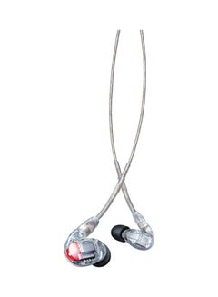 Shure SE846 Wired Sound Isolating Earphones Gen 2, Secure in-Ear Earbuds, High-End Professional Sound, Hi-Def Four Drivers, Upgraded Sound Filters, Durable Quality, Customizable Frequency - Clear