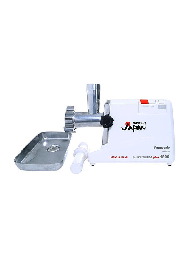 باناسونيك - مفرمة اللحم 1800 W MK-G1800P أبيض - Image 1