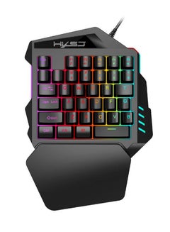 HXSJ V100 35 Key Gaming Keyboard For PUBG/LOL/CS Gamer -wired  - Image 1
