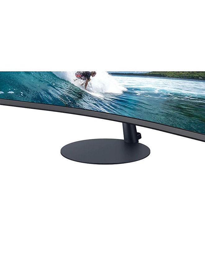 LC27T550FDMXUE 27 inch VA LED Full HD Curved Monitor With 75Hz, AMD FreeSync and DisplayPort HDMI 27inch Black