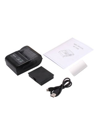 Mini Portable Thermal Wireless Receipt Printer With USB And Bluetooth Black - view 3