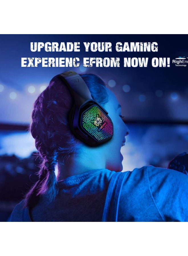 onikuma - Onikuma X3 Gaming Headset with Mic and Noise Cancellation Headphone with LED Light - Image 1