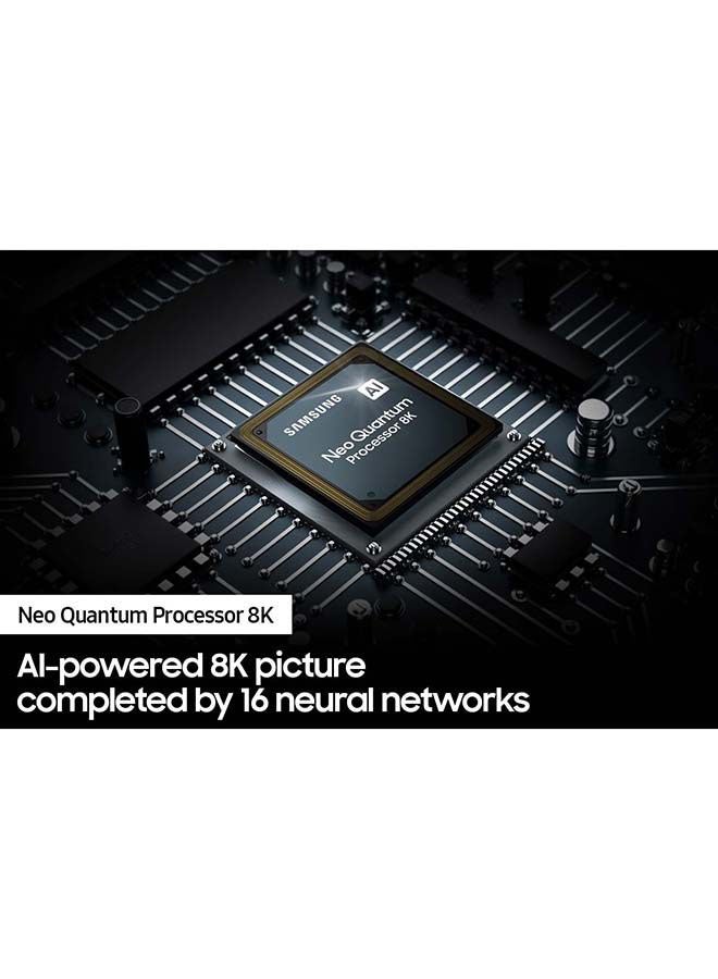 سامسونج تلفزيون Neo QLED ذكي بدقة 8k مقاس 85 بوصة (2021) طراز QN800A 85QN800A فضي - Image 5