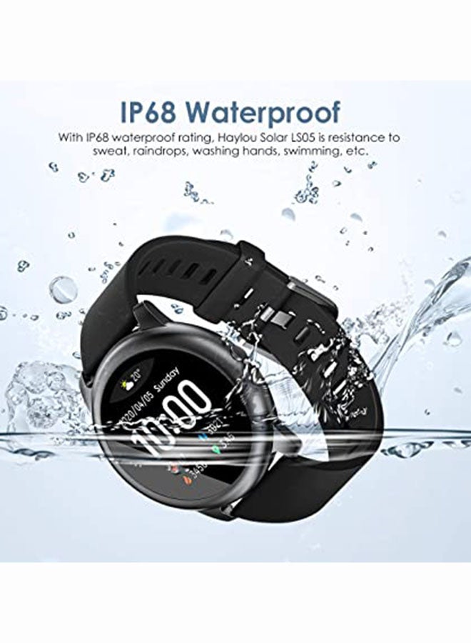 Haylou - 340 mAh Global Version LS05 Solar Smart Watch Black - Image 1