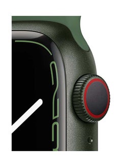 Apple 309 mAh Watch Series 7 GPS + Cellular 45mm Green Aluminium Case with Sport Band Clover  - Image 2