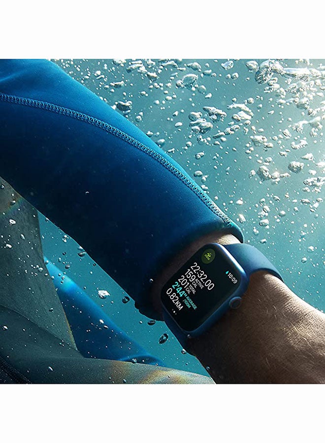Watch Series 7 GPS + Cellular 45mm Aluminium Case With Sport Band Abyss Blue