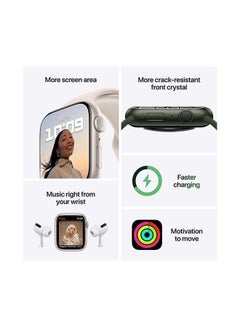 Apple 309 mAh Watch Series 7 GPS 45mm  Aluminium Case with Sport Band (PRODUCT)RED  - Image 4