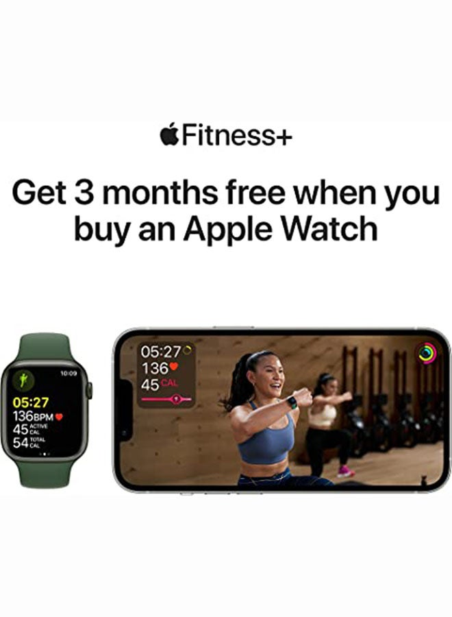 Apple - 309 mAh Watch Series 7 GPS 45mm  Aluminium Case with Sport Band (PRODUCT)RED - Image 1