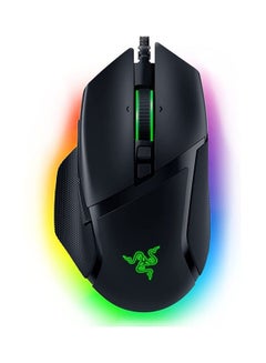 Basilisk V3 Wired Gaming Mouse - 26,000 DPI Focus+ Optical Sensor, 11 Programmable Hyperresponse Buttons, Customizable RGB Chroma Lighting, Ergonomic Right-Handed Design, Optical Mouse Switches for Fast Click Response, Adjustable Scroll Wheel Resistance, Onboard Memory for Profiles, Speedflex Cable for Zero Drag, Powered by Razer Synapse 3, Compatible with Windows and macOS | RZ01-04000100-R3M1