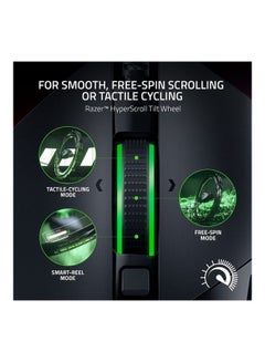 RAZER Basilisk V3 Wired Gaming Mouse - 26,000 DPI Focus+ Optical Sensor, 11 Programmable Hyperresponse Buttons, Customizable RGB Chroma Lighting, Ergonomic Right-Handed Design, Optical Mouse Switches for Fast Click Response, Adjustable Scroll Wheel Resistance, Onboard Memory for Profiles, Speedflex Cable for Zero Drag, Powered by Razer Synapse 3, Compatible with Windows and macOS | RZ01-04000100-R3M1  - Image 3