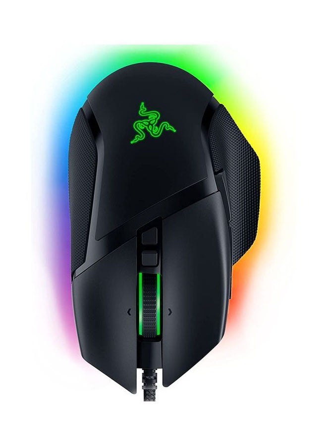 RAZER - Basilisk V3 Wired Gaming Mouse - 26,000 DPI Focus+ Optical Sensor, 11 Programmable Hyperresponse Buttons, Customizable RGB Chroma Lighting, Ergonomic Right-Handed Design, Optical Mouse Switches for Fast Click Response, Adjustable Scroll Wheel Resistance, Onboard Memory for Profiles, Speedflex Cable for Zero Drag, Powered by Razer Synapse 3, Compatible with Windows and macOS | RZ01-04000100-R3M1 - Image 1