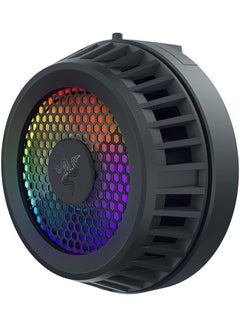 Phone Cooler Chroma (Magsafe) - Smartphone Cooling Fan Chroma Rgb (Compatibility With Magsafe, Advanced Cooling Technology, Twelve Rgb Leds, USb Type-C) Black