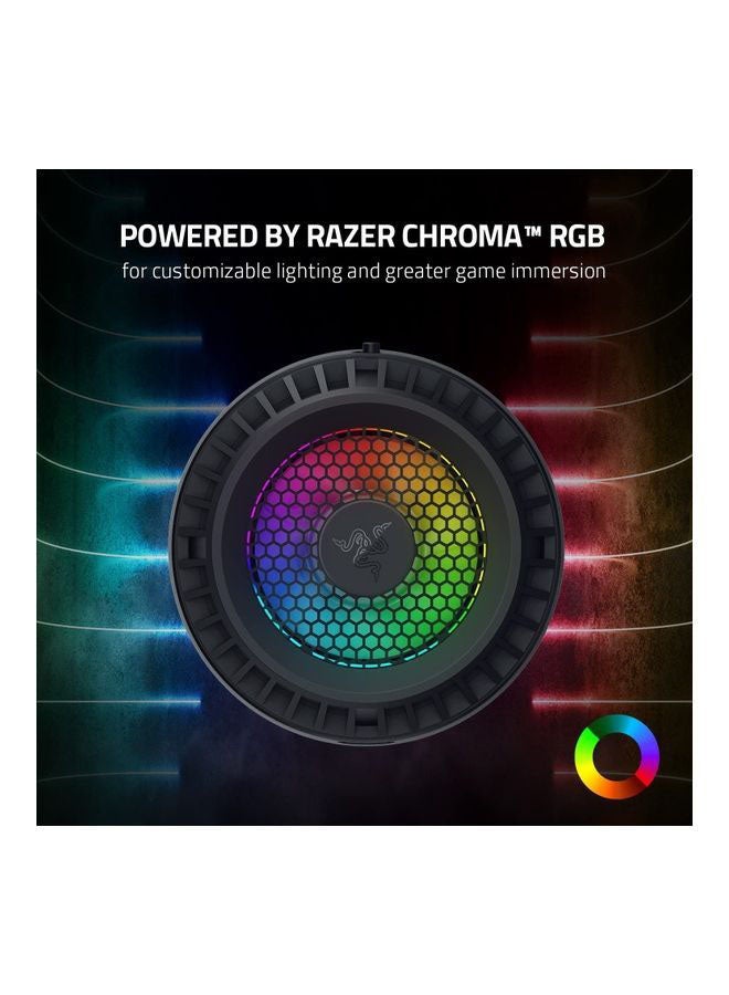RAZER - Phone Cooler Chroma (Magsafe) - Smartphone Cooling Fan Chroma Rgb (Compatibility With Magsafe, Advanced Cooling Technology, Twelve Rgb Leds, USb Type-C) Black - Image 1