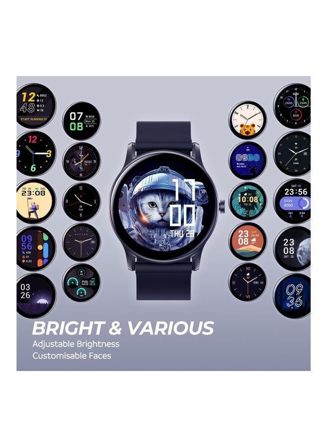 SoundPEATS - Smartwatch SpO2 12 Sports Modes Heart Rate Sleep Quality Monitor Waterproof Compatible With iPhone Android Black - Image 1