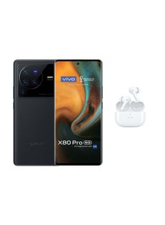 X80 Pro Dual SIM Cosmic Black 12 GB RAM 256GB 5G With TWS 2e - Middle East Version
