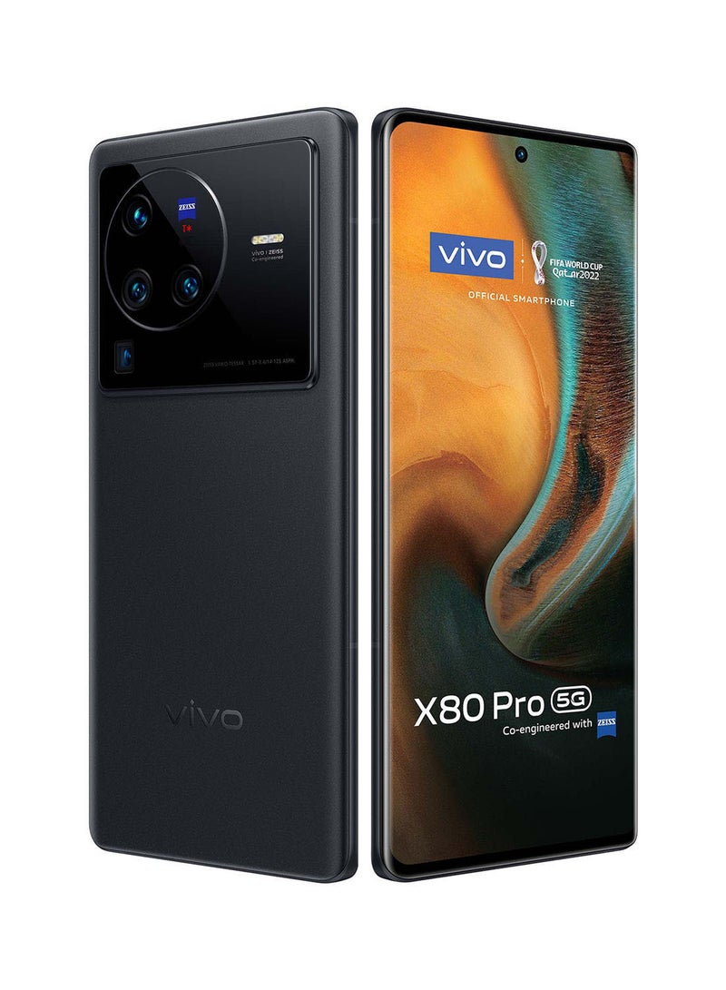 vivo - X80 Pro Dual SIM Cosmic Black 12 GB RAM 256GB 5G With TWS 2e - Middle East Version - Image 1