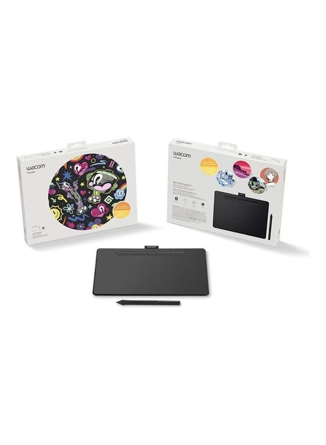 Wacom - Intuos Medium Digital Graphics Pen Tablet Black - Image 1