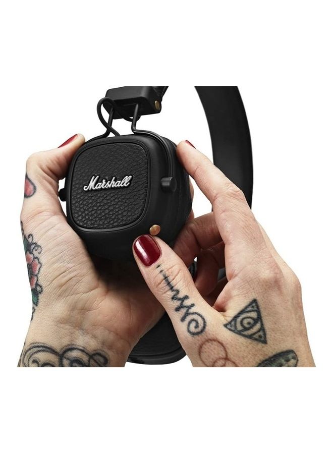 Marshall - Major III Bluetooth On-Ear Wireless Headphones Black - Image 1