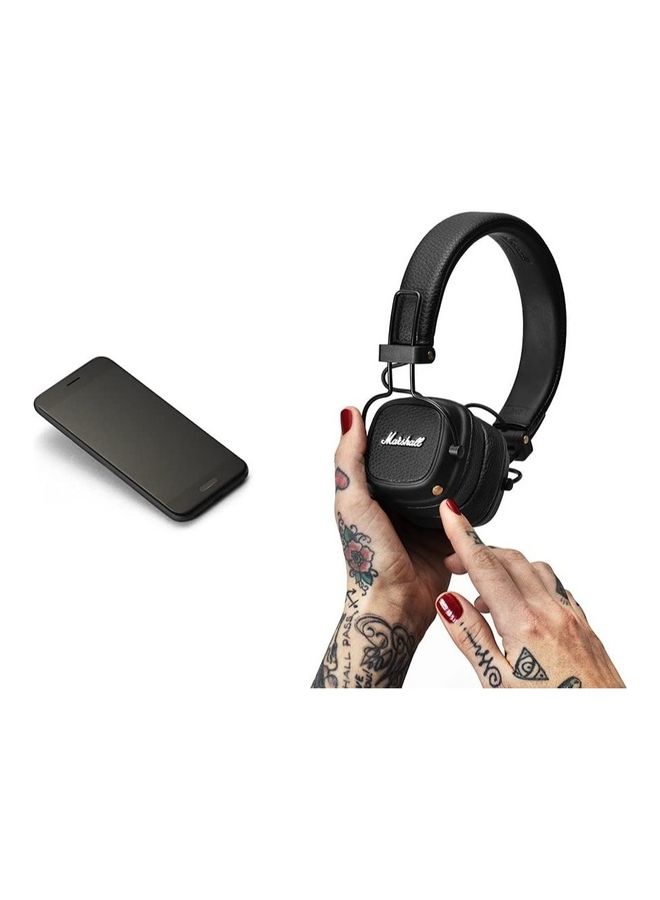 Marshall - Major III Bluetooth On-Ear Wireless Headphones Black - Image 1