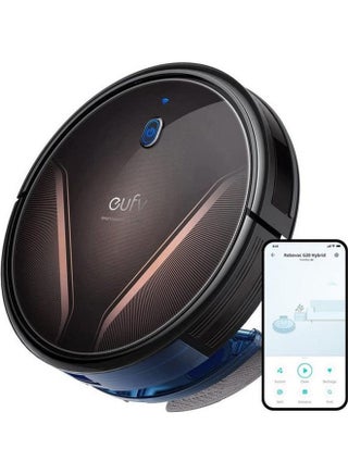 RoboVac G20 Hybrid Robot Vacuum Cleaner With Mop, Dynamic Navigation, 2500 Pa Strong Suction, 2-In-1 Vacuum and Mop, Ultra-Slim, App, Voice Control, Compatible With Alexa, Ideal For Daily Messes 450 ml 14 W AN.T2258K11.BK Black - v1668499295/N53367633A_1