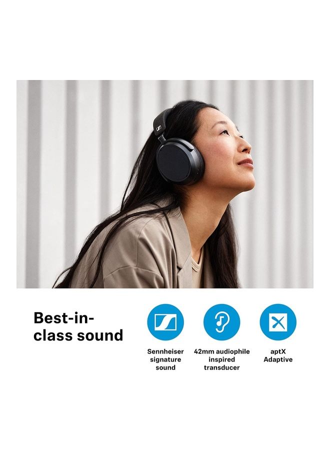 Sennheiser - Consumer Audio MOMENTUM 4 Wireless Headphones Bluetooth Headset for Crystal Clear Calls with Adaptive Noise Cancellation Black - Image 1