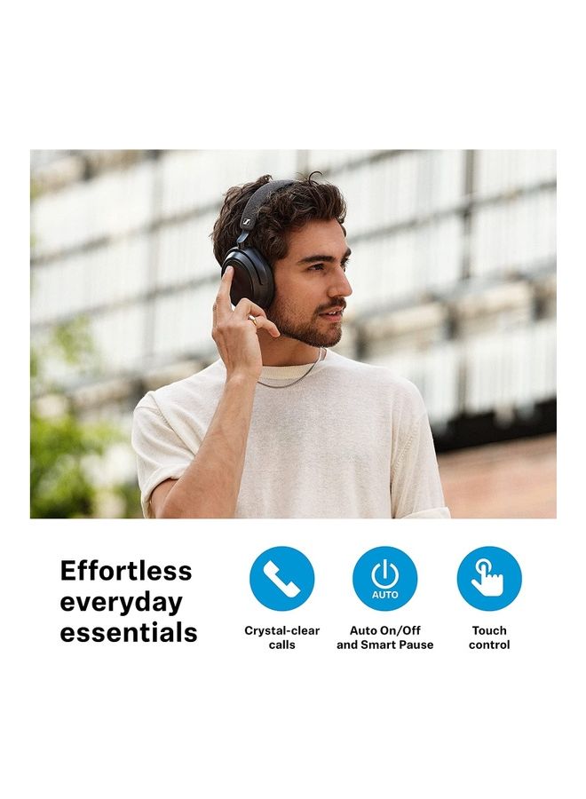 Sennheiser - Consumer Audio MOMENTUM 4 Wireless Headphones Bluetooth Headset for Crystal Clear Calls with Adaptive Noise Cancellation Black - Image 1